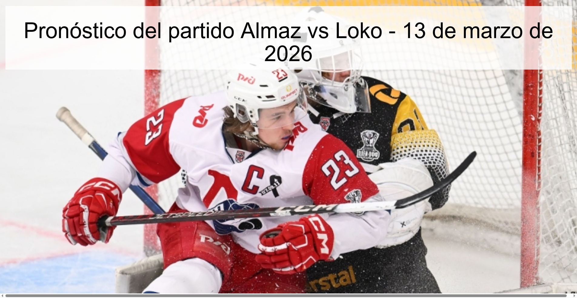 Pronóstico del partido Almaz vs Loko – 13 de marzo de 2026