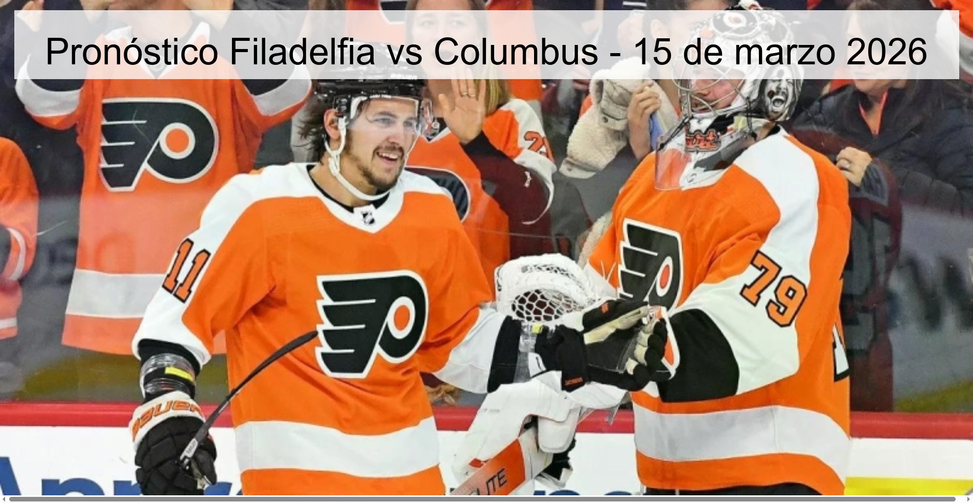 Pronóstico Filadelfia vs Columbus – 15 de marzo 2026