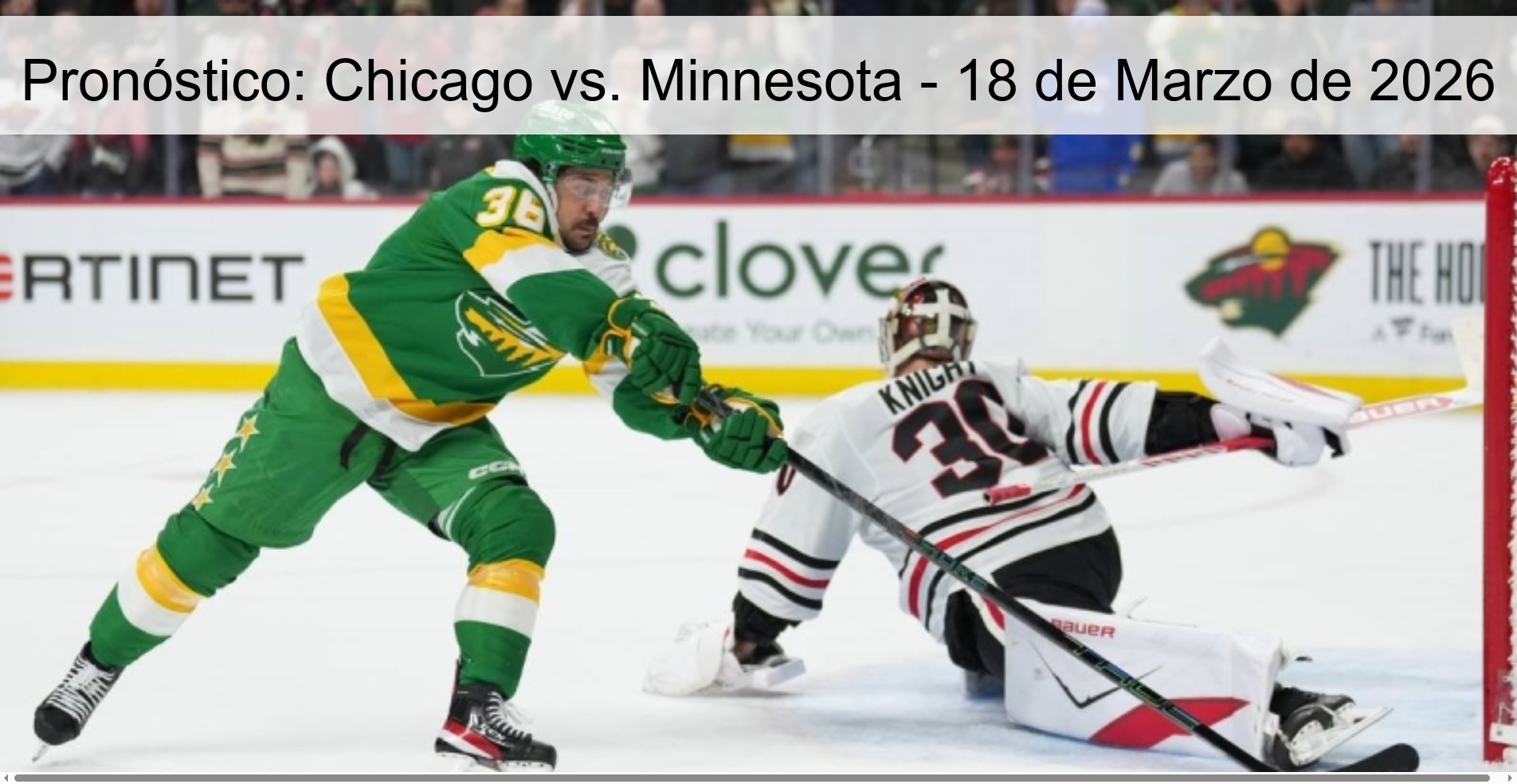Pronóstico: Chicago vs. Minnesota – 18 de Marzo de 2026