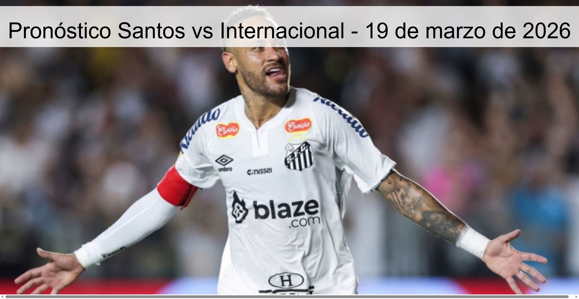Pronóstico Santos vs Internacional – 19 de marzo de 2026