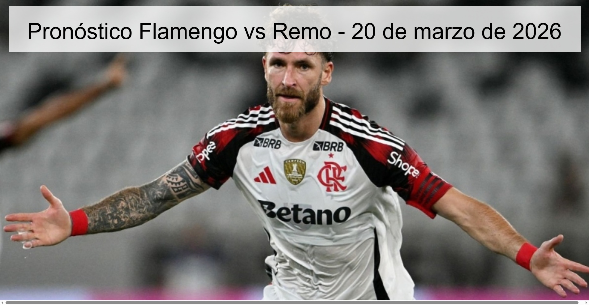 Pronóstico Flamengo vs Remo – 20 de marzo de 2026