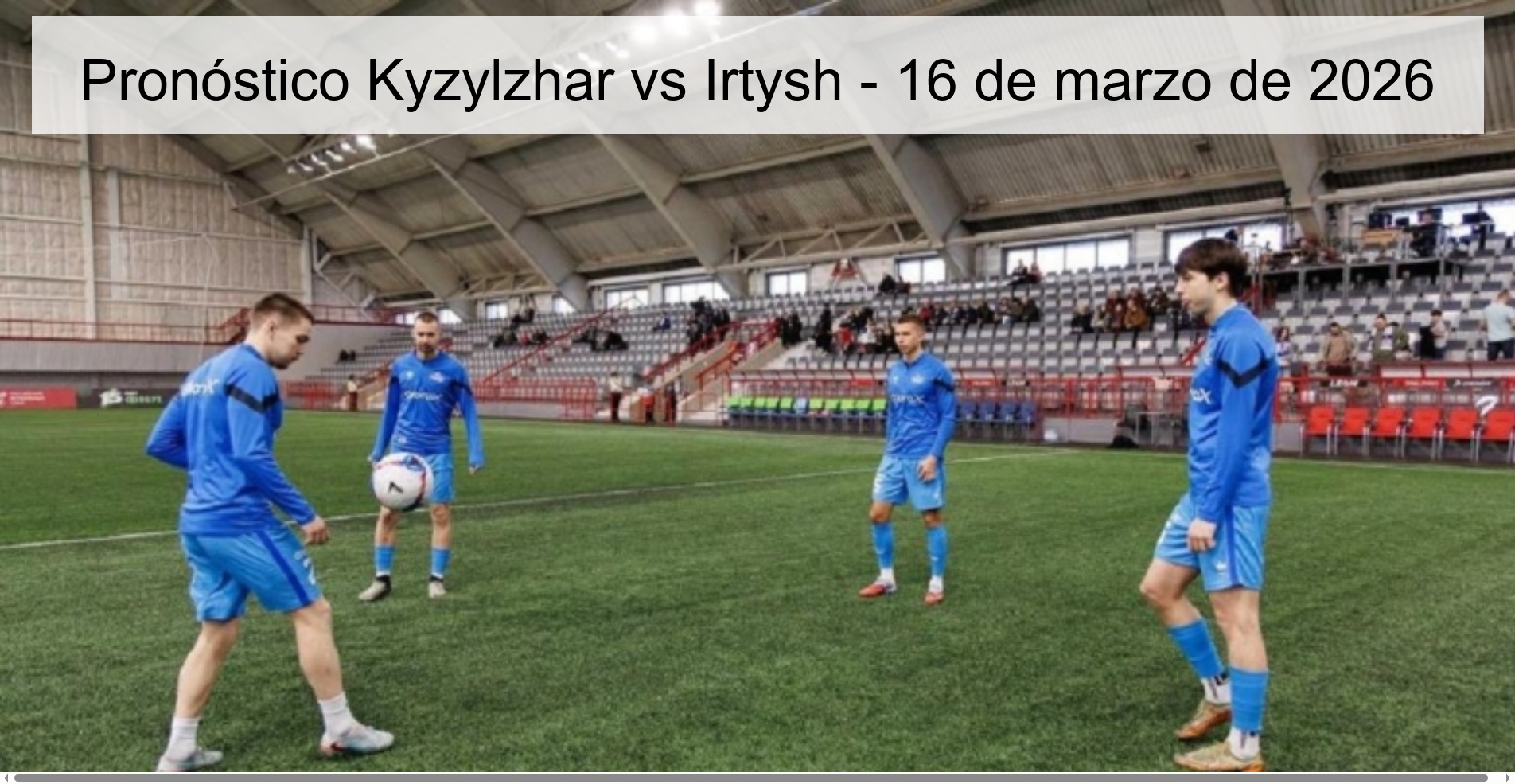 Pronóstico Kyzylzhar vs Irtysh – 16 de marzo de 2026