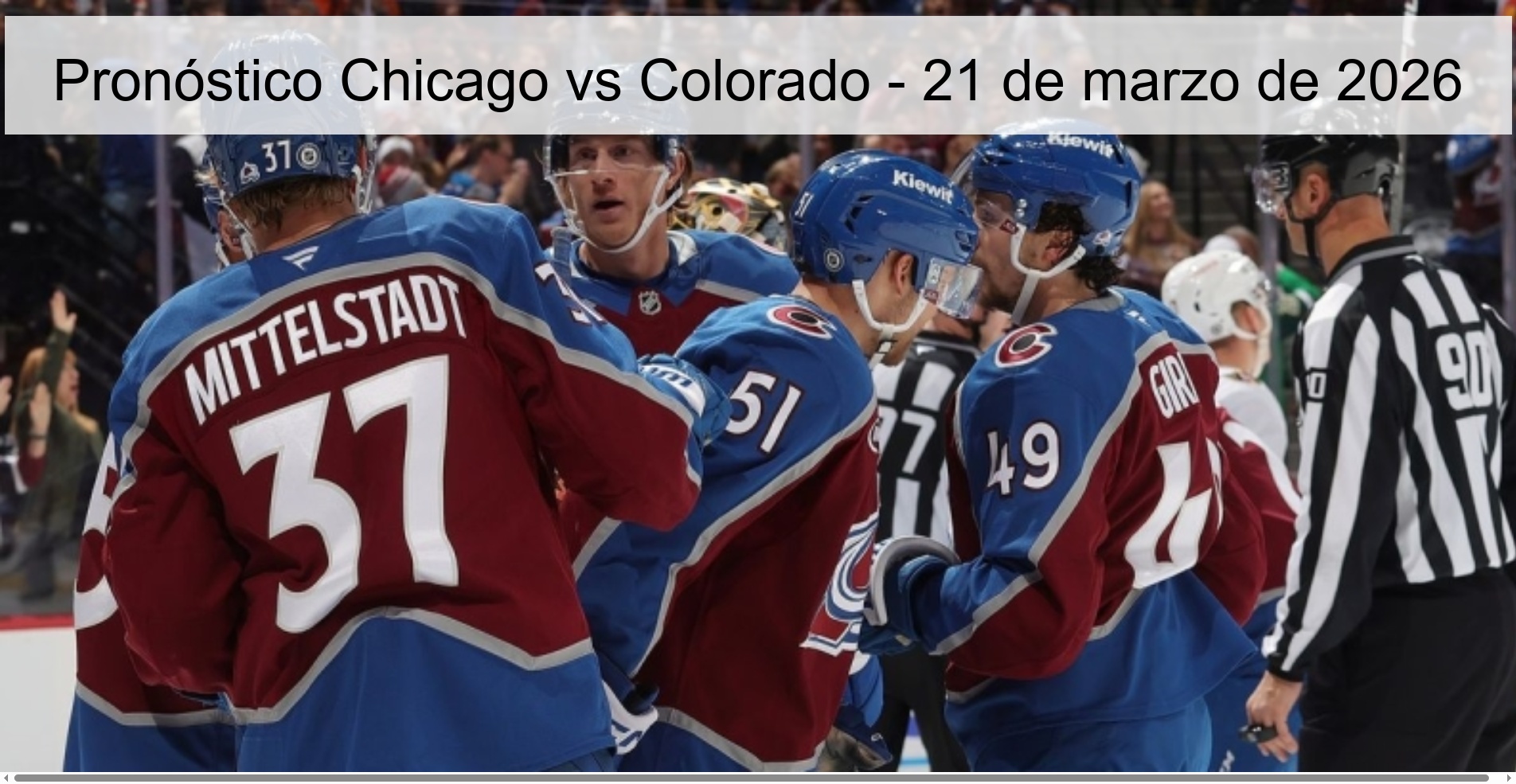 Pronóstico Chicago vs Colorado – 21 de marzo de 2026
