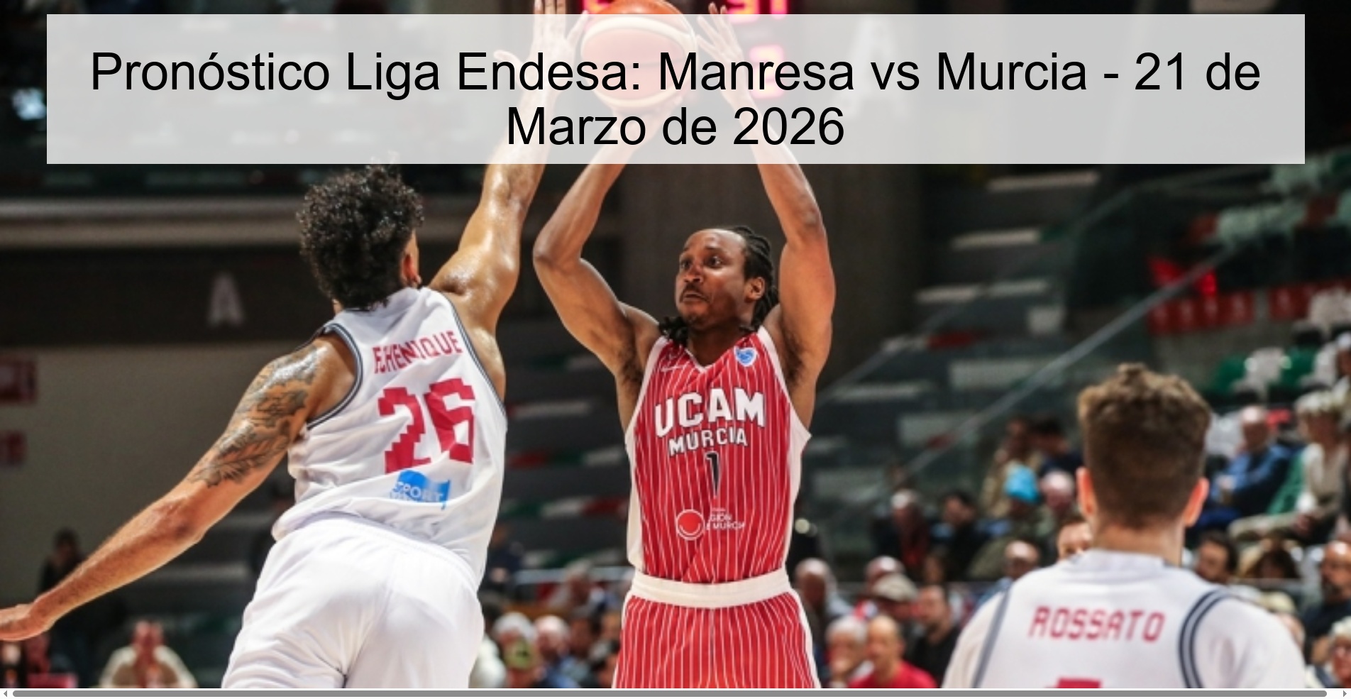 Pronóstico Liga Endesa: Manresa vs Murcia – 21 de Marzo de 2026