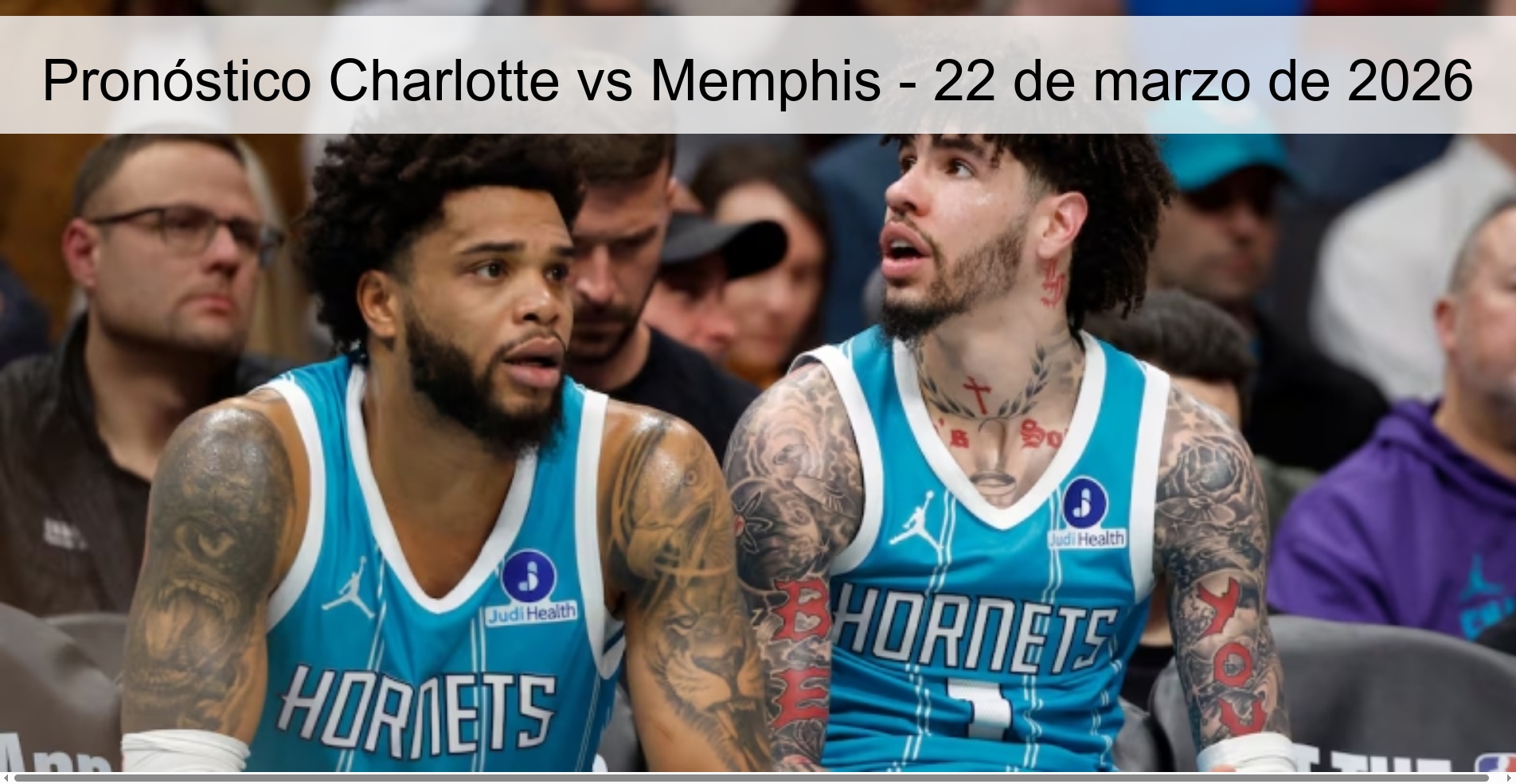 Pronóstico Charlotte vs Memphis – 22 de marzo de 2026