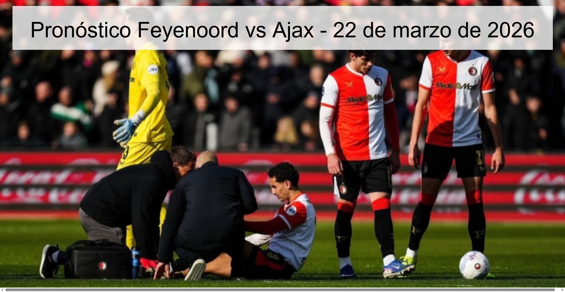 Pronóstico Feyenoord vs Ajax – 22 de marzo de 2026