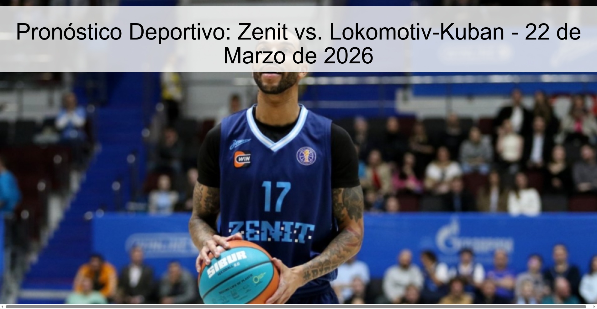 Pronóstico Deportivo: Zenit vs. Lokomotiv-Kuban – 22 de Marzo de 2026