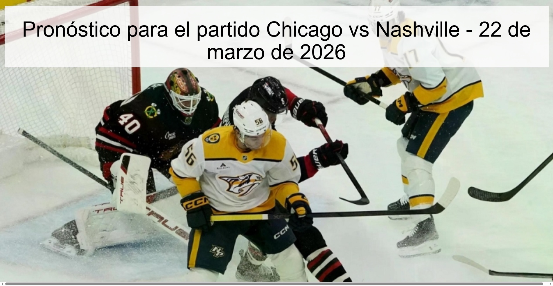 Pronóstico para el partido Chicago vs Nashville – 22 de marzo de 2026