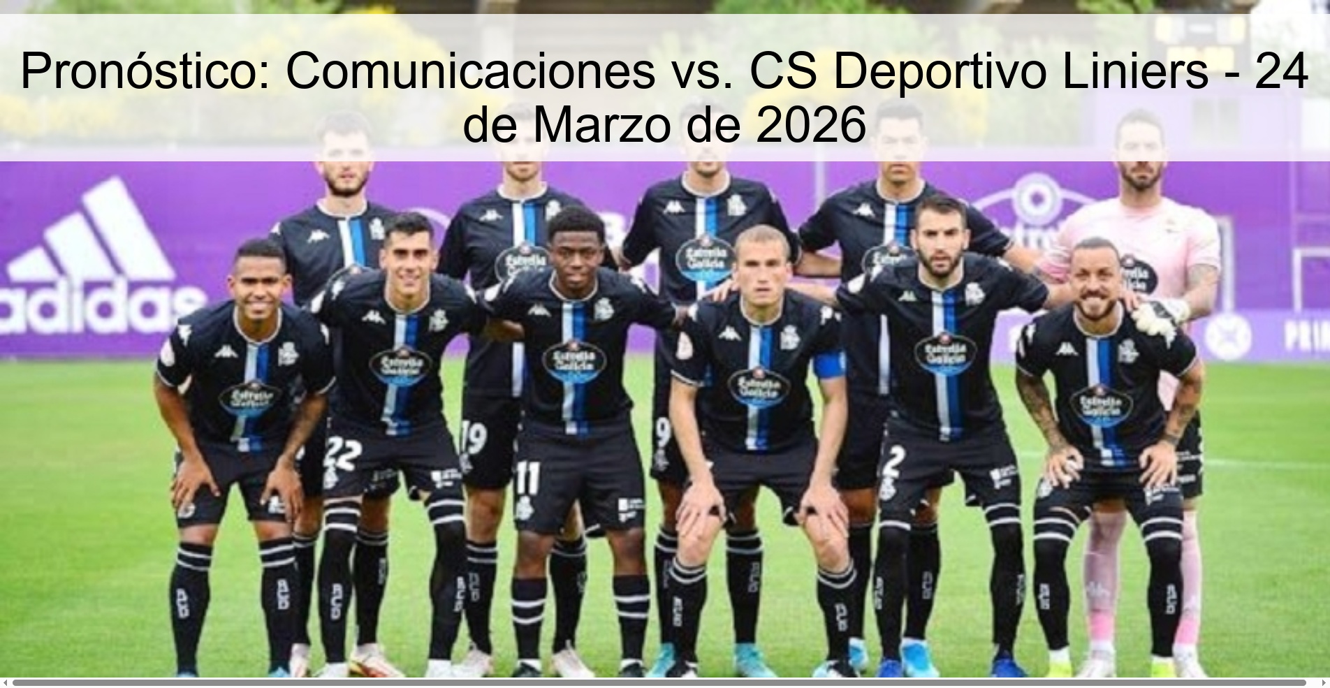 Pronóstico: Comunicaciones vs. CS Deportivo Liniers – 24 de Marzo de 2026