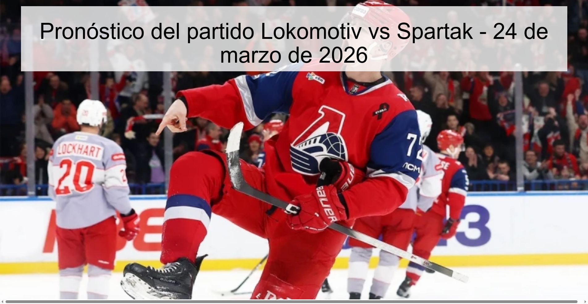 Pronóstico del partido Lokomotiv vs Spartak – 24 de marzo de 2026