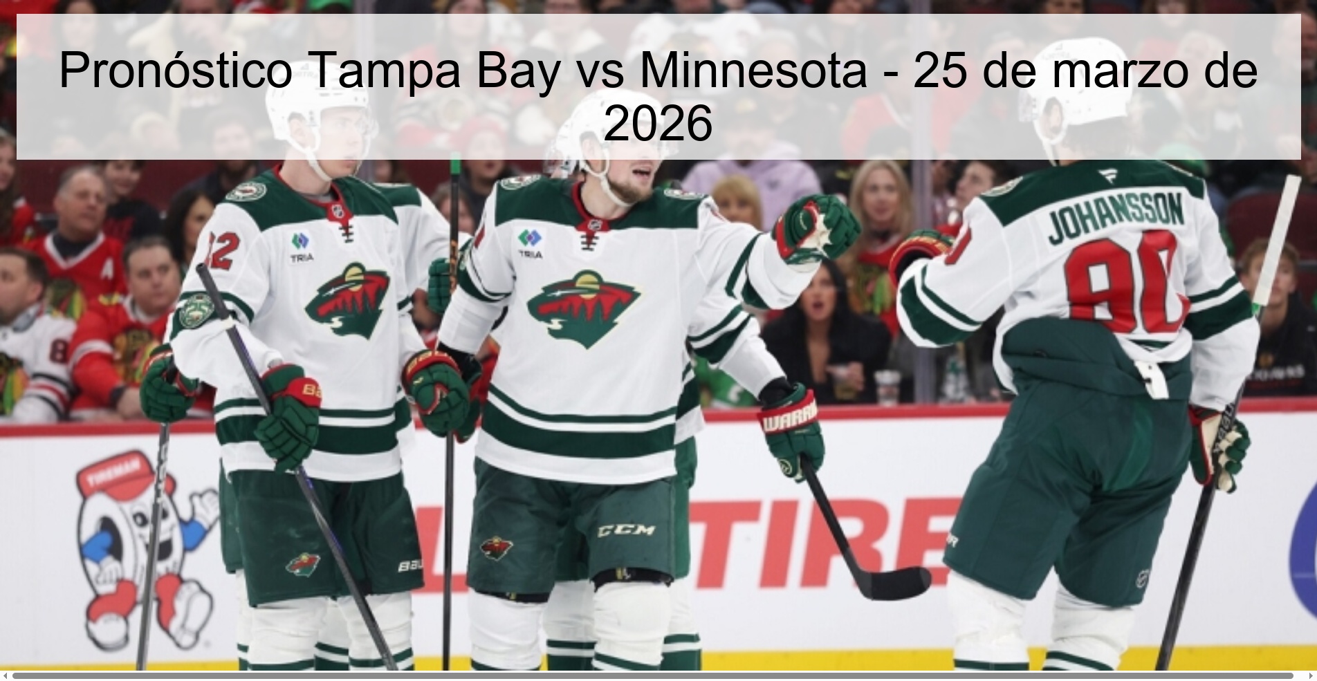 Pronóstico Tampa Bay vs Minnesota – 25 de marzo de 2026