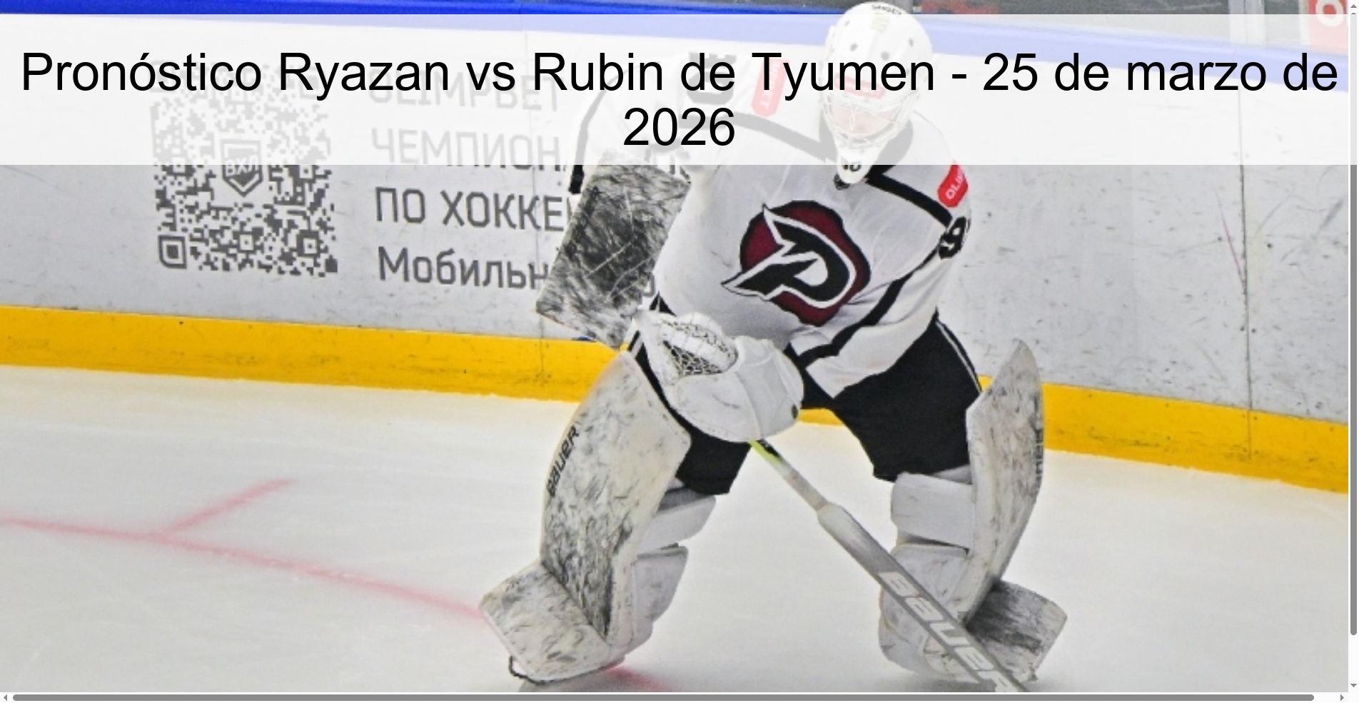 Pronóstico Ryazan vs Rubin de Tyumen – 25 de marzo de 2026