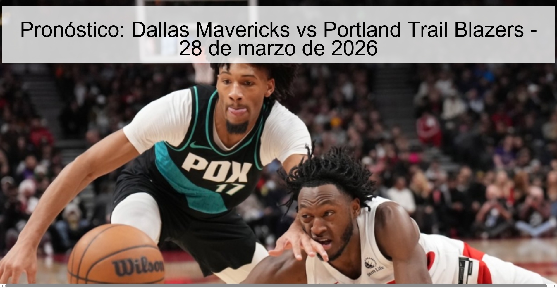 Pronóstico: Dallas Mavericks vs Portland Trail Blazers – 28 de marzo de 2026