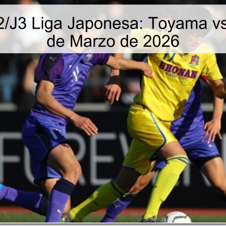 Pronóstico J2/J3 Liga Japonesa: Toyama vs Imabari – 29 de Marzo de 2026