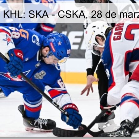 Pronóstico KHL: SKA – CSKA, 28 de marzo de 2026