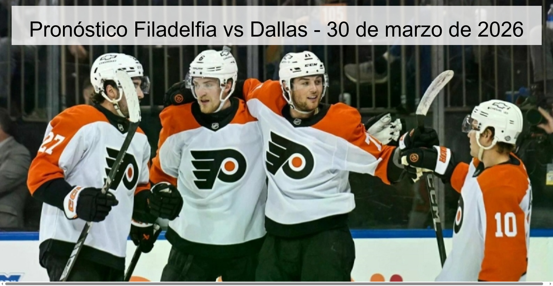 Pronóstico Filadelfia vs Dallas - 30 de marzo de 2026