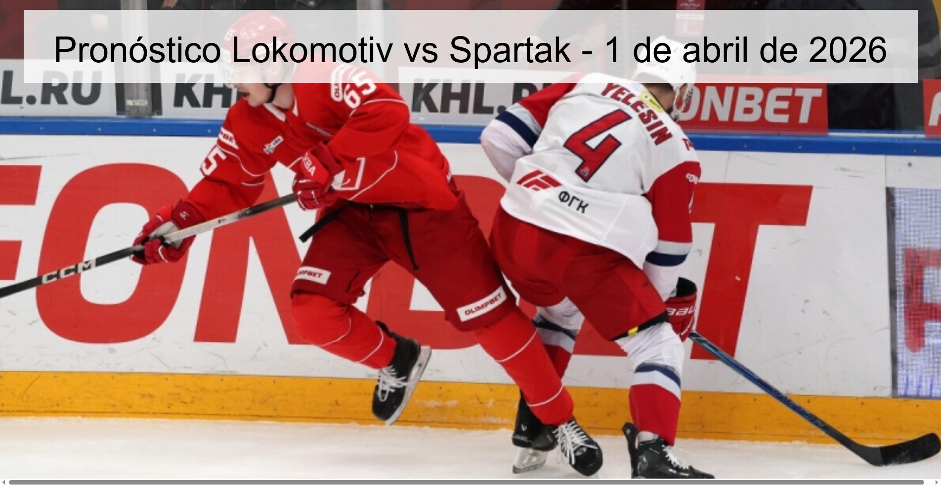 Pronóstico Lokomotiv vs Spartak - 1 de abril de 2026