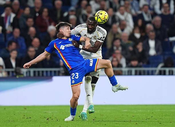 Controversia en el Real Madrid-Getafe: La acción de Rüdiger que podría cambiar el rumbo del partido