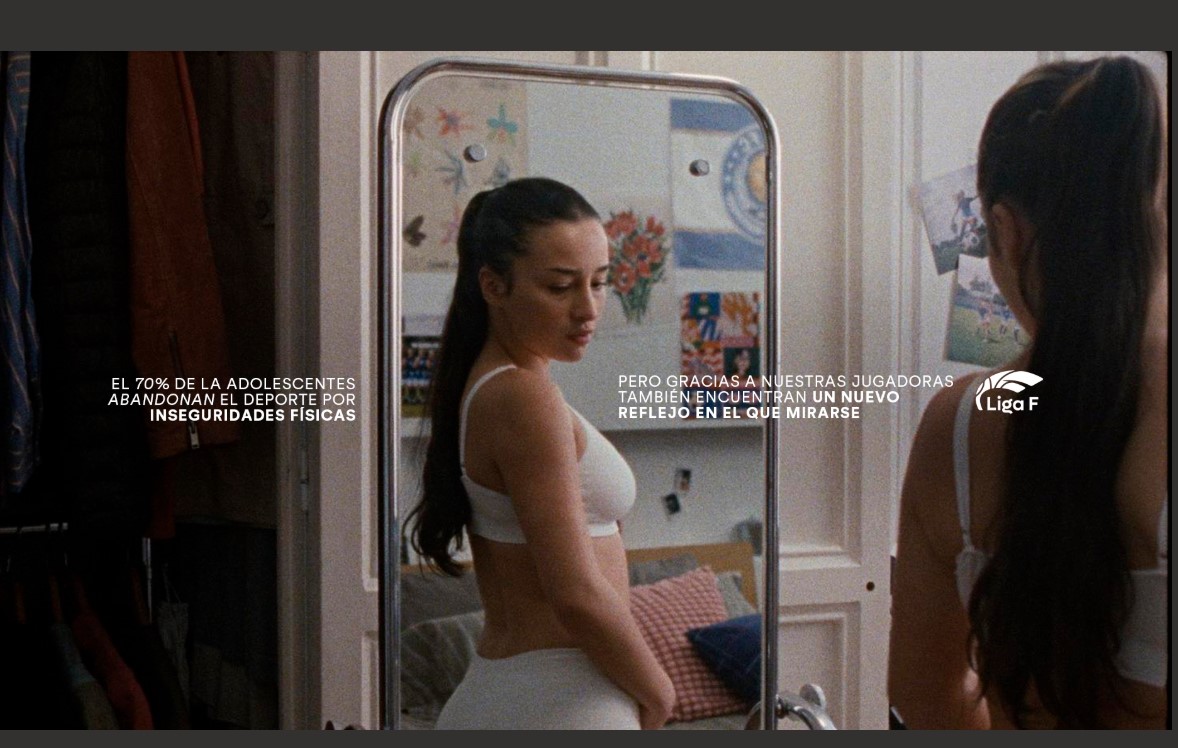Liga F presenta ‘Reflejos’: la nueva campaña que empodera a las adolescentes a través del fútbol femenino