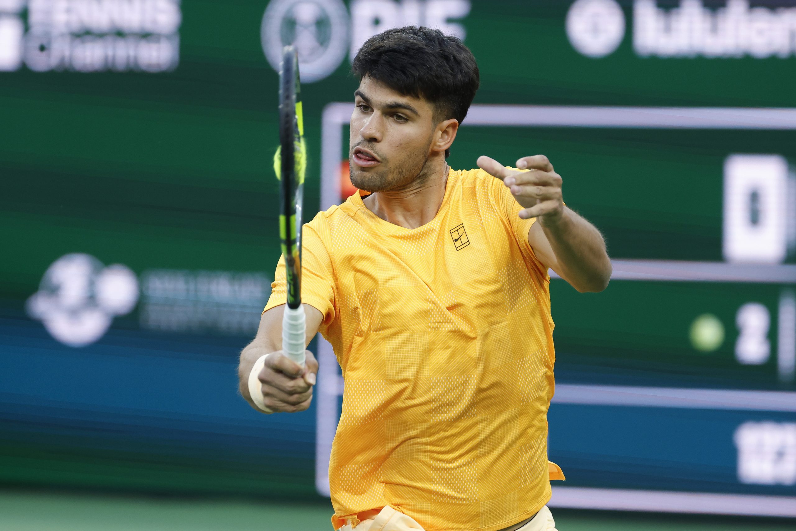 Alcaraz, entre el amor por Indian Wells y el dilema del horario nocturno