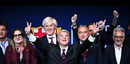 Joan Laporta arrasa en las elecciones del Barça: “Nos hace imparables”