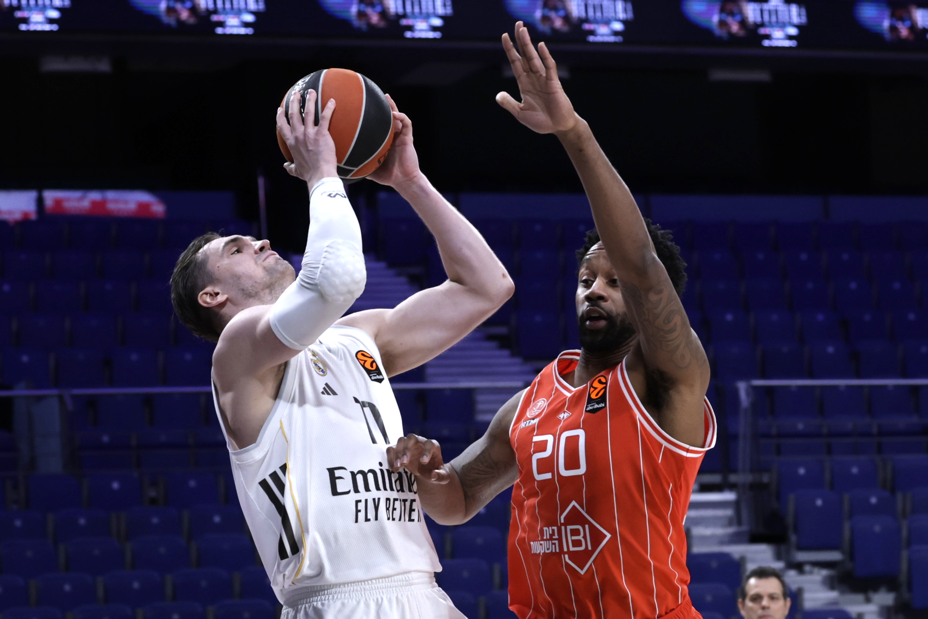 El Real Madrid se impone sin piedad a Hapoel Tel Aviv en un emocionante duelo de Euroliga