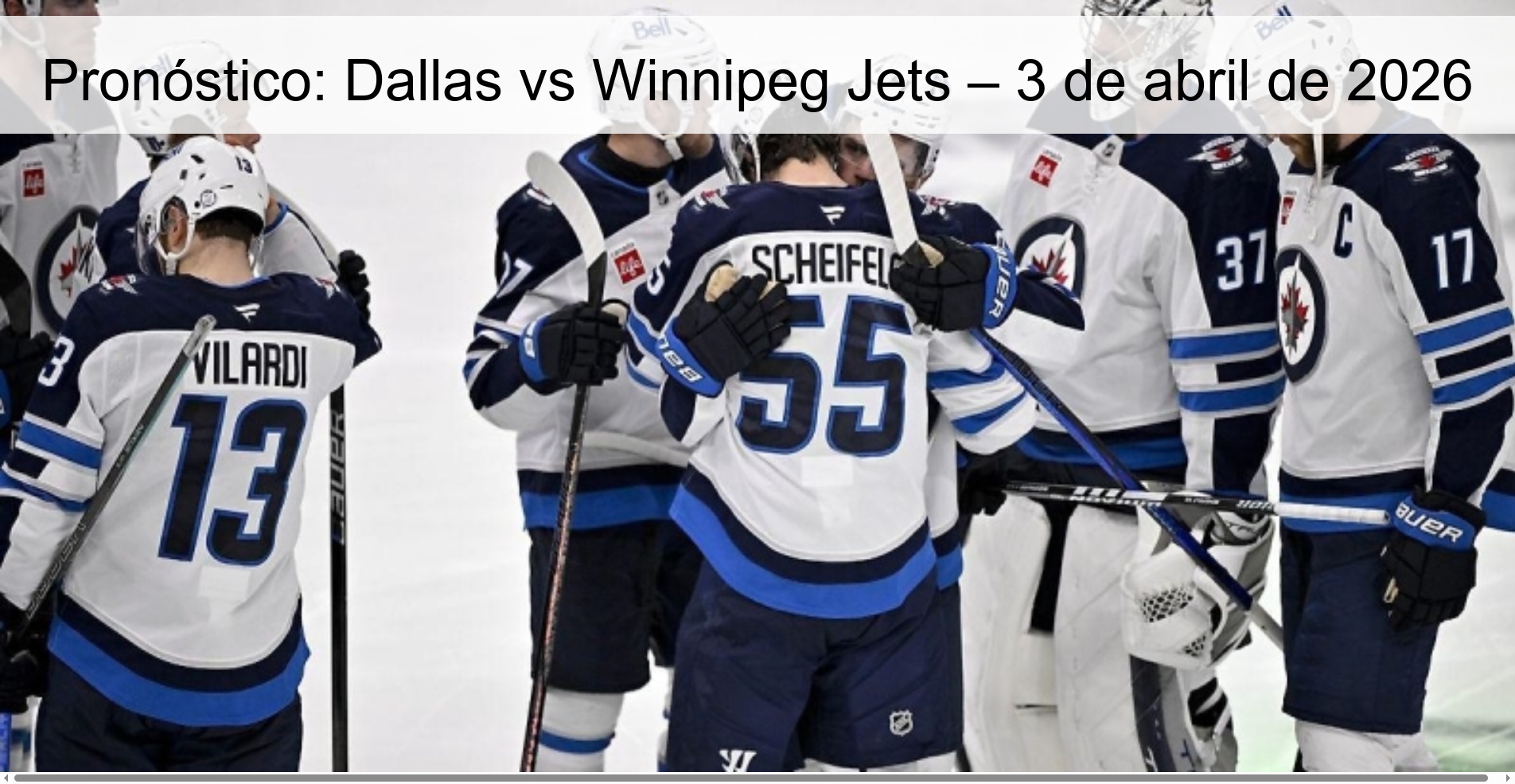 Pronóstico: Dallas vs Winnipeg Jets – 3 de abril de 2026 Pronóstico: Dallas vs Winnipeg Jets – 3 de abril de 2026