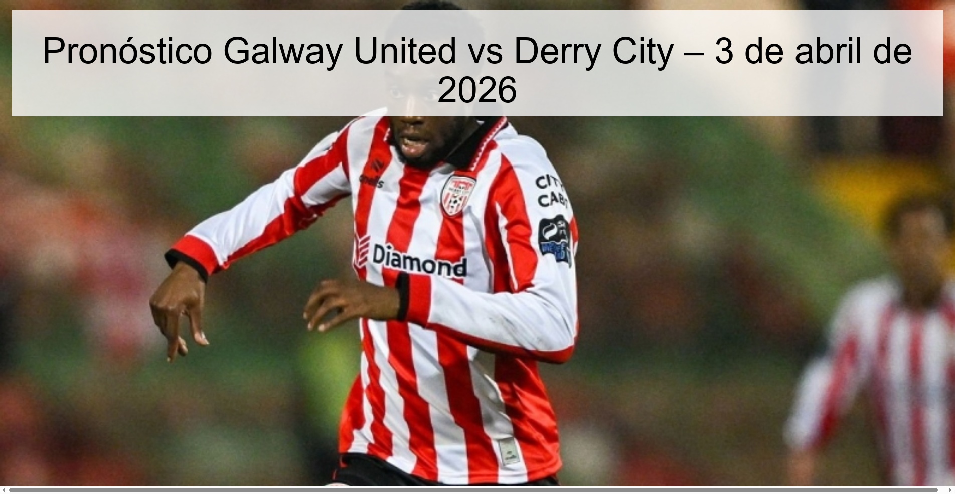 Pronóstico Galway United vs Derry City – 3 de abril de 2026