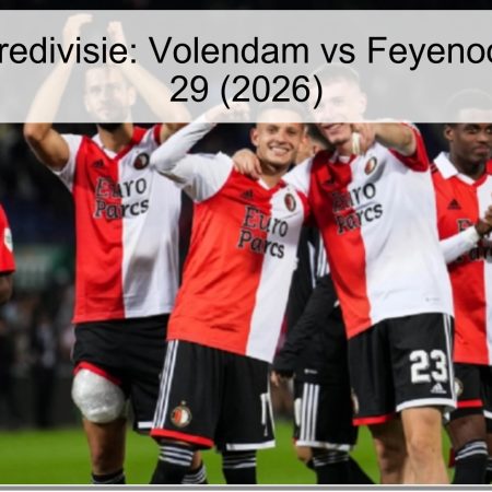 Pronóstico Eredivisie: Volendam vs Feyenoord – Jornada 29 (2026)