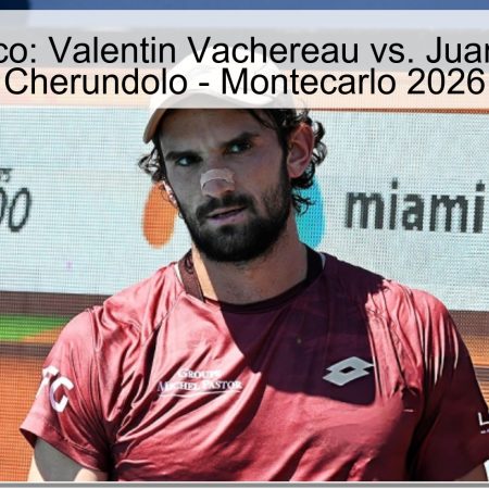 Pronóstico: Valentin Vachereau vs. Juan Manuel Cherundolo – Montecarlo 2026
