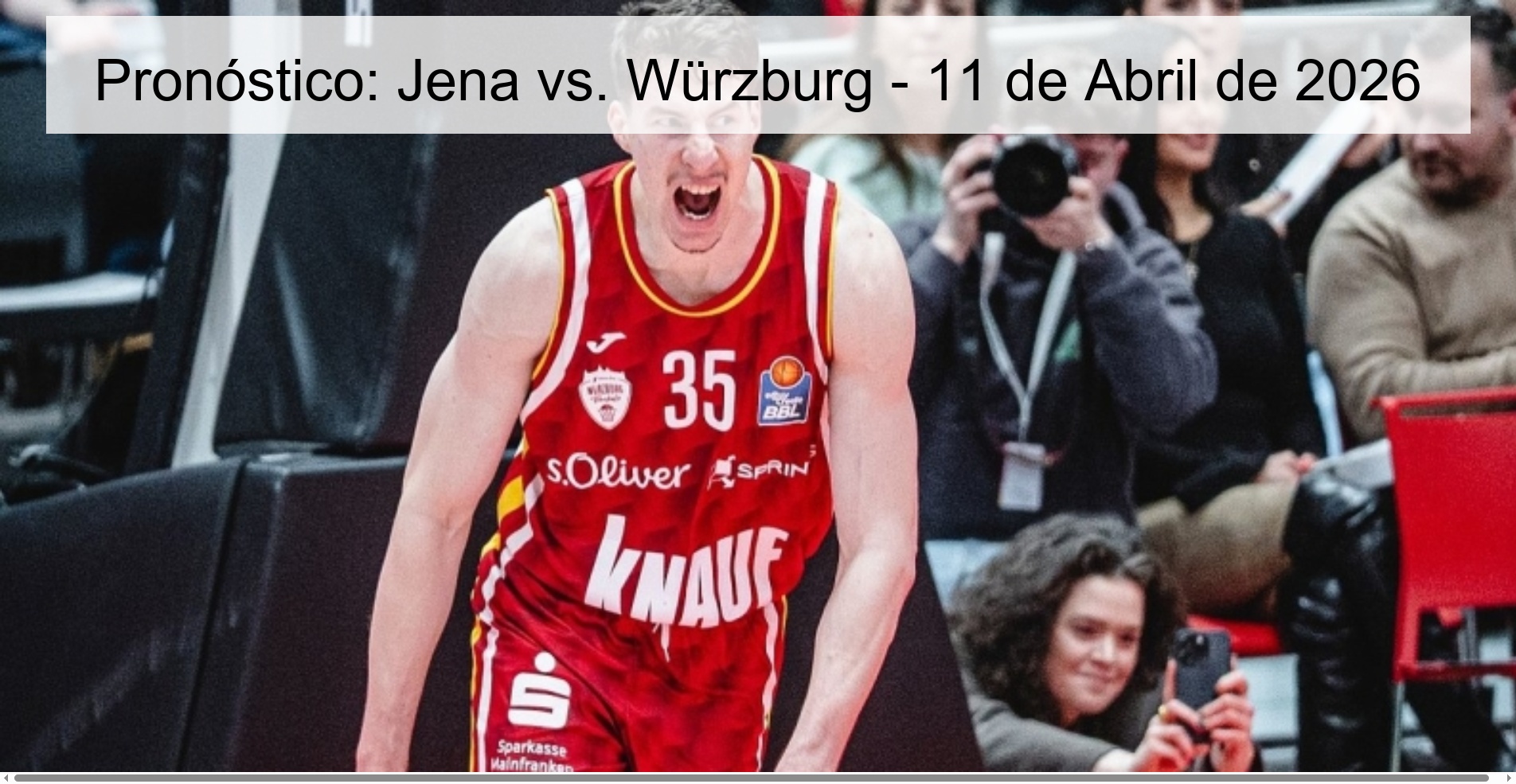Pronóstico: Jena vs. Würzburg - 11 de Abril de 2026 Pronóstico: Jena vs. Würzburg - 11 de Abril de 2026