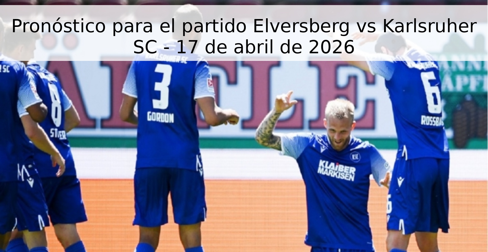 Pronóstico para el partido Elversberg vs Karlsruher SC - 17 de abril de 2026