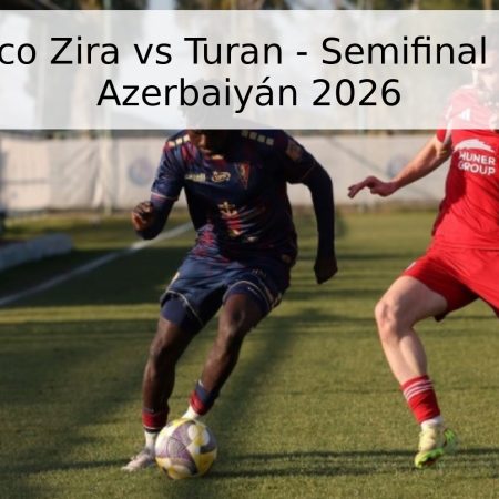 Pronóstico Zira vs Turan – Semifinal Copa de Azerbaiyán 2026