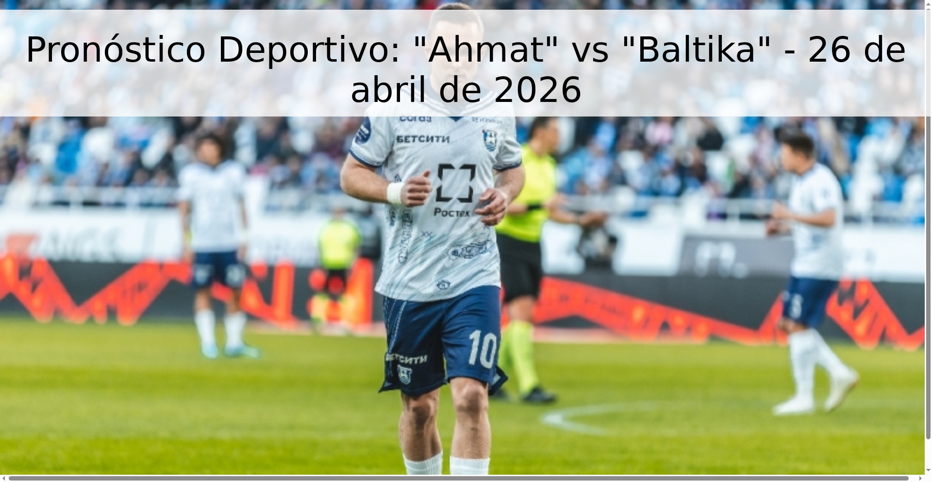 Pronóstico Deportivo: Pronóstico Deportivo: