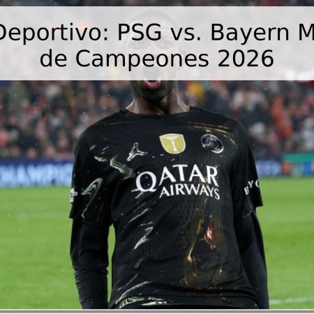 Pronóstico Deportivo: PSG vs. Bayern Múnich – Liga de Campeones 2026