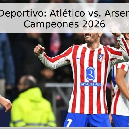 Pronóstico Deportivo: Atlético vs. Arsenal – Liga de Campeones 2026