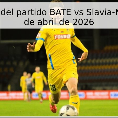 Pronóstico del partido BATE vs Slavia-Mozyr el 29 de abril de 2026