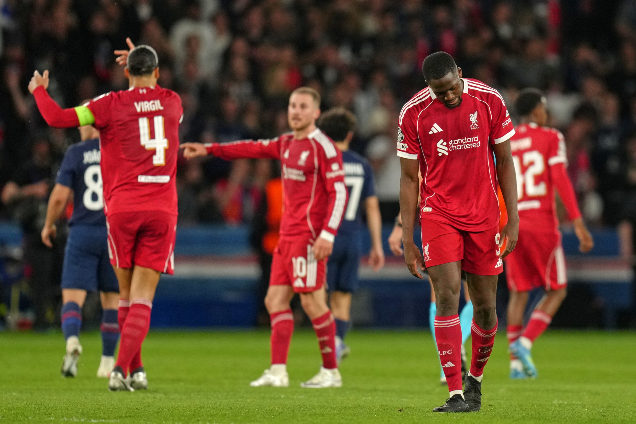 Un Liverpool a la deriva: La pesadilla continúa tras la derrota en París