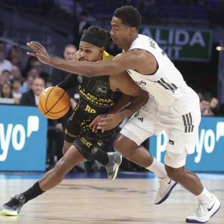La Laguna Tenerife sorprende al Real Madrid y se consagra en el Movistar Arena