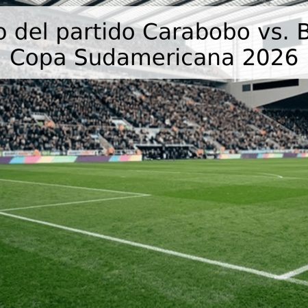 Pronóstico del partido Carabobo vs. Blooming – Copa Sudamericana 2026
