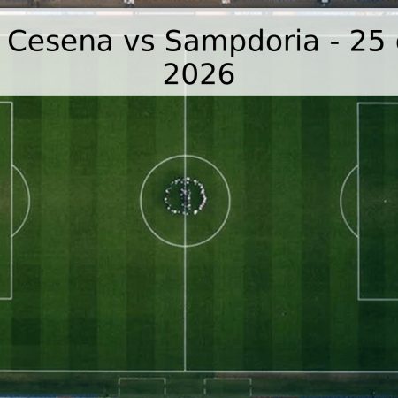 Pronóstico Cesena vs Sampdoria – 25 de abril de 2026