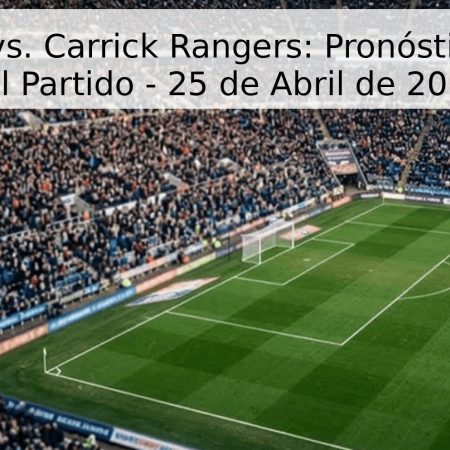 Glenavon vs. Carrick Rangers: Pronóstico y Fecha del Partido – 25 de Abril de 2026