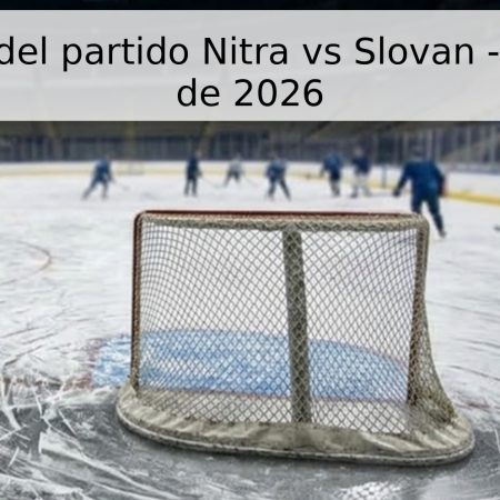 Pronóstico del partido Nitra vs Slovan – 19 de abril de 2026