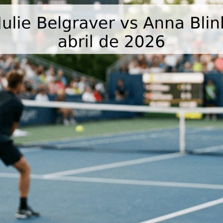 Pronóstico: Julie Belgraver vs Anna Blinkova – 28 de abril de 2026
