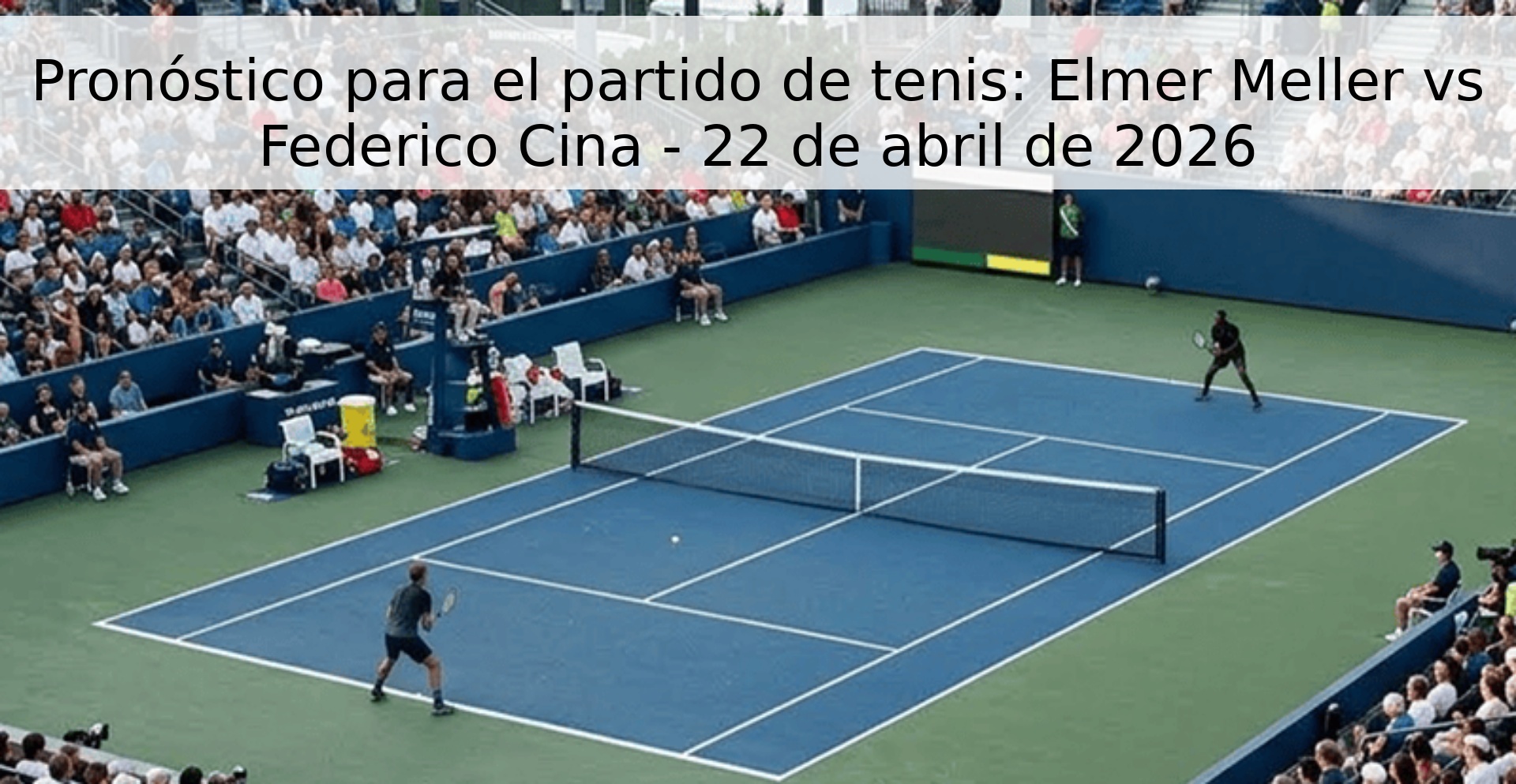 Pronóstico para el partido de tenis: Elmer Meller vs Federico Cina - 22 de abril de 2026
