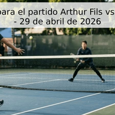 Pronóstico para el partido Arthur Fils vs Jiri Lehecka – 29 de abril de 2026