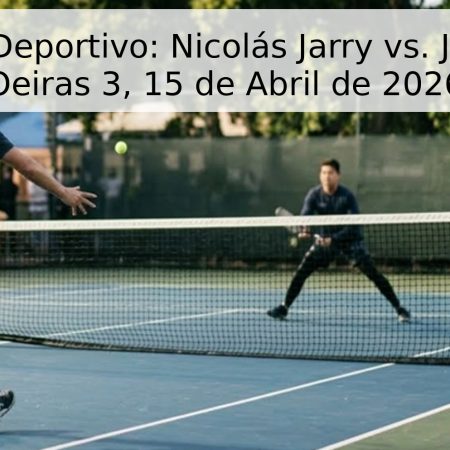 Pronóstico Deportivo: Nicolás Jarry vs. Jaime Faria – Oeiras 3, 15 de Abril de 2026