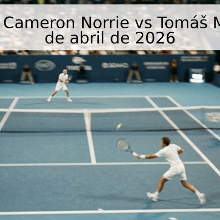 Pronóstico: Cameron Norrie vs Tomáš Macháč – 24 de abril de 2026