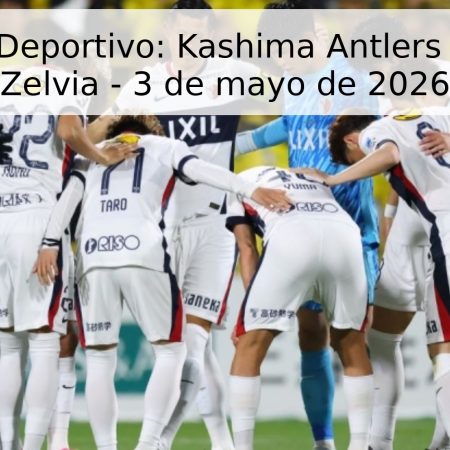 Pronóstico Deportivo: Kashima Antlers vs Machida Zelvia – 3 de mayo de 2026