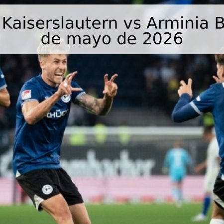 Pronóstico Kaiserslautern vs Arminia Bielefeld – 8 de mayo de 2026